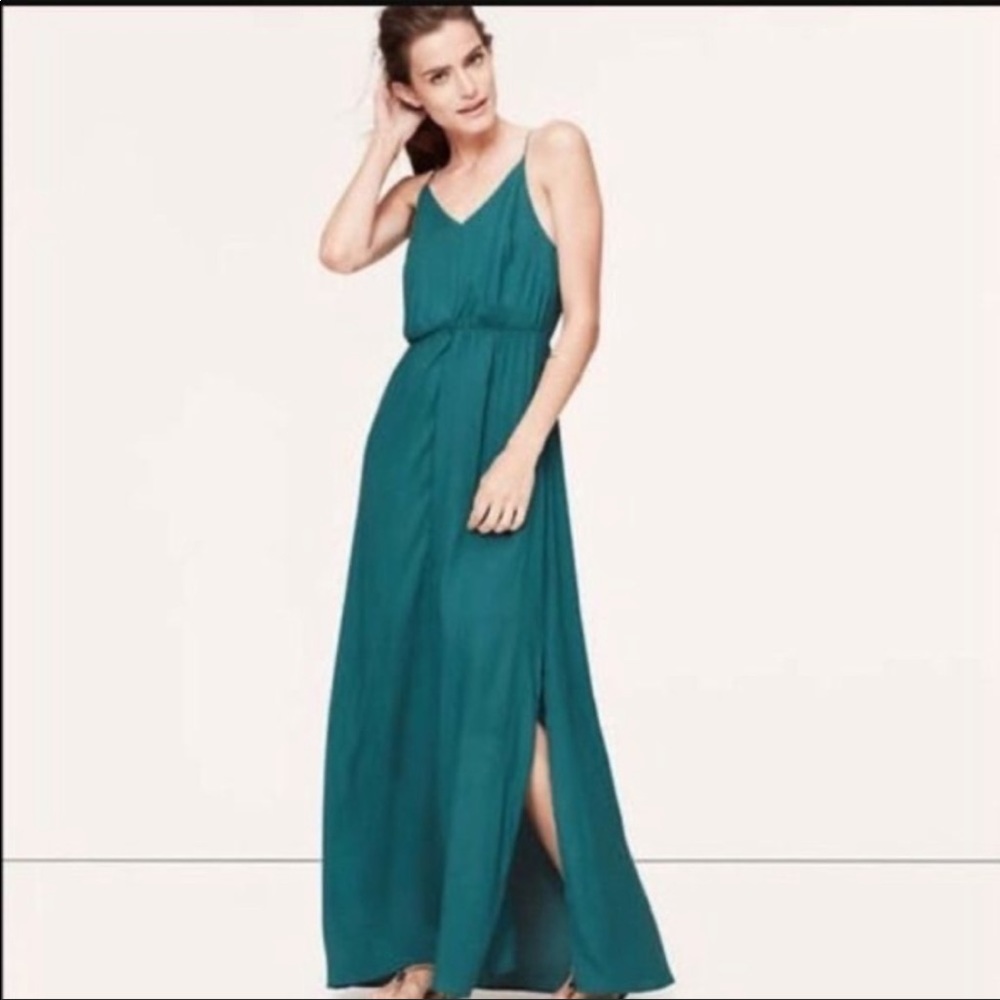 Green Loft Maxi Dress